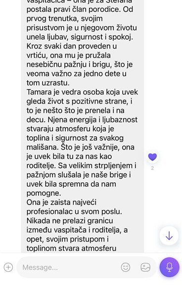 Utisak roditelja — Vladimir S.