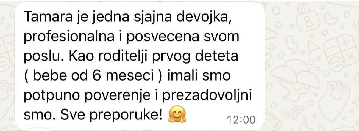 Utisak roditelja — Marija